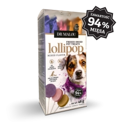 DRMALOU DOGS LIZAKI LIOFILIZOWANE MIĘSNE DLA PSÓW - MIX SMAKÓW 48G (6 SZT)