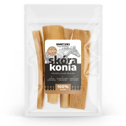 UNISZKI SKÓRA KONIA NATURALNY GRYZAK DLA PSA 100G