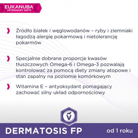 Eukanuba veterinary outlet diets dermatosis fp